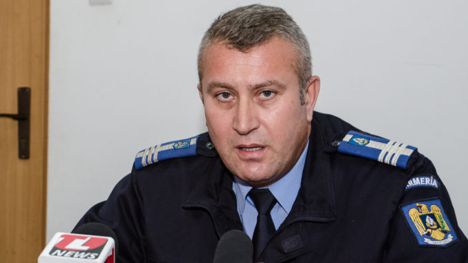 Colonel Ion Bordei, comandatul Inspectoratului Județean de Jandarmi Tulcea. FOTO Cătălin Schipor