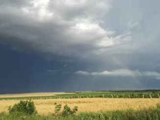 Nori de furtună în județul Tulcea. FOTO Cătălin Schipor