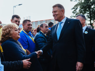 Klaus Iohannis a început campania electorală. FOTO PNL