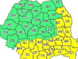 Atenționare meteorologică Cod Galben de caniculă și disconfort termic accentuat. SURSA ANM