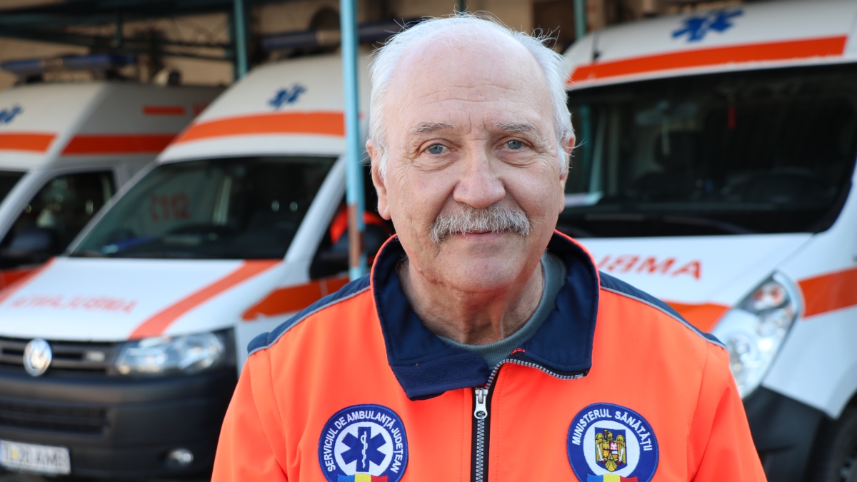 Managerul Serviciului de Ambulanță Județean Tulcea, Radu Nicolae Sicinschi. FOTO Adrian Boioglu