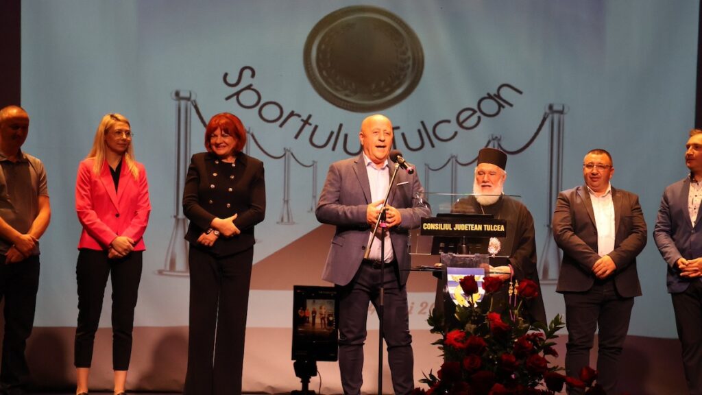 Horia Teodorescu la Gala Sportului Tulcean. FOTO CJ Tulcea