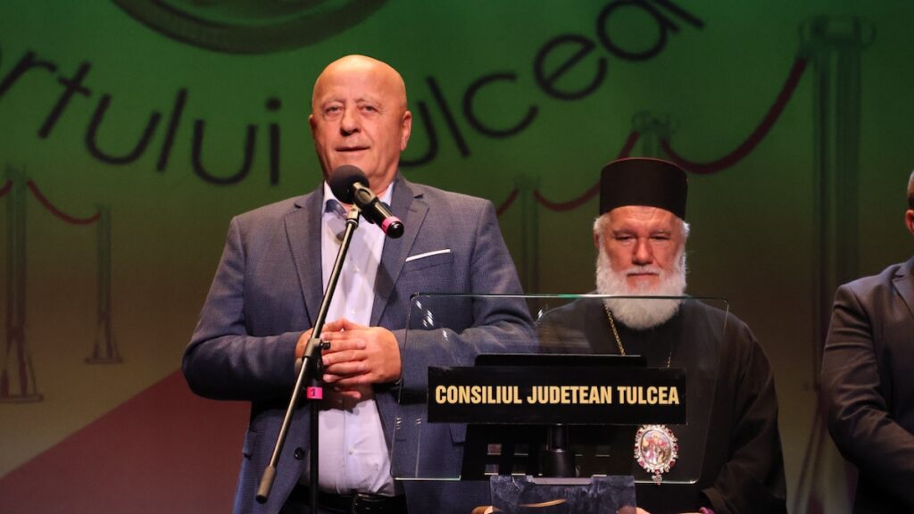 Horia Teodorescu la Gala Sportului Tulcean. FOTO CJ Tulcea