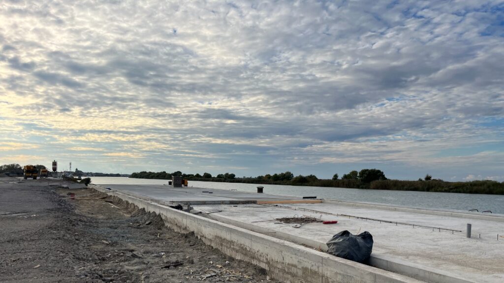 Portul din Zona Liberă Sulina. FOTO Liliana Boioglu