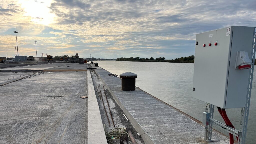 Portul din Zona Liberă Sulina. FOTO Liliana Boioglu