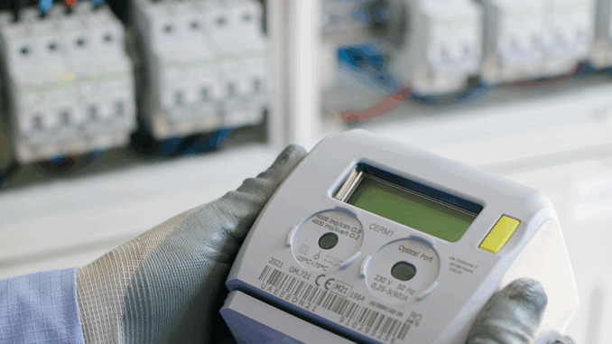 Contor inteligent. FOTO Retele Electrice Romania