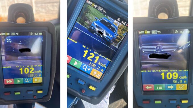 Polițiștii tulceni spun că zilnic vor avea astfel de acțiuni pentru combaterea abaterilor de la Codul Rutier. FOTO IPJ Tulcea