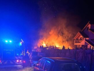 Incendiu în Tulcea. FOTO ISU Delta Tulcea